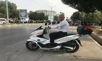 استقرار امبولانس مرکز اورژانس پیش بیمارستانی جهت برگزاری مراسم تشییع شهید مدافع امنیت