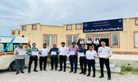 با همکاری اورژانس پیش بیمارستانی وشبکه  بهداشت شهرستان سیریک انجام پذیرفت
