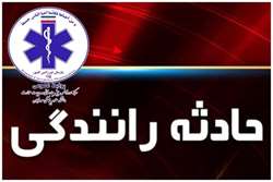 واژگونی خودرو وانت نیسان حادثه آفرید